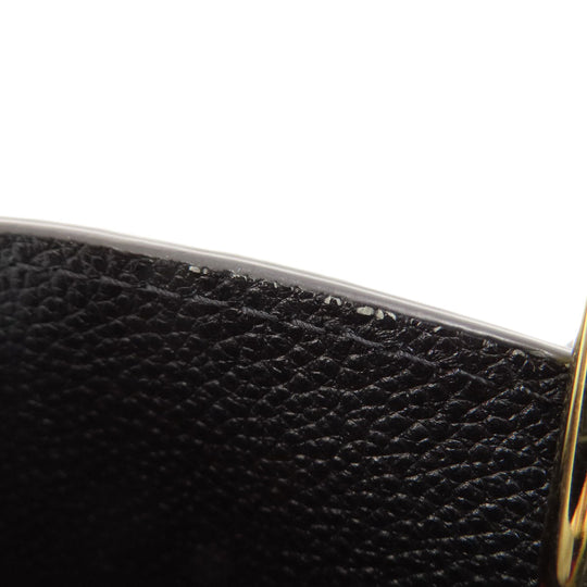 LOUIS VUITTON Handbag M58916 Monogram Ann Platt black Petit Palais PM Emplant Women Used Authentic