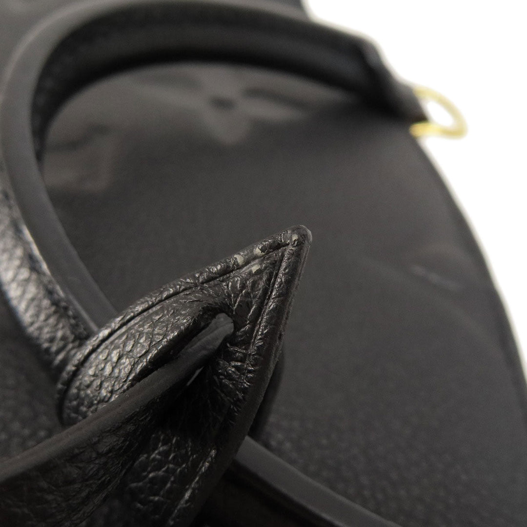 LOUIS VUITTON Handbag M58916 Monogram Ann Platt black Petit Palais PM Emplant Women Used Authentic