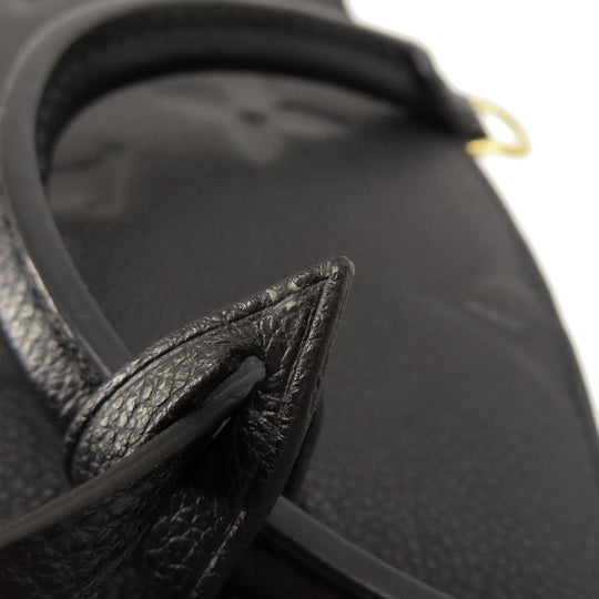 LOUIS VUITTON Handbag M58916 Monogram Ann Platt black Petit Palais PM Emplant Women Used Authentic