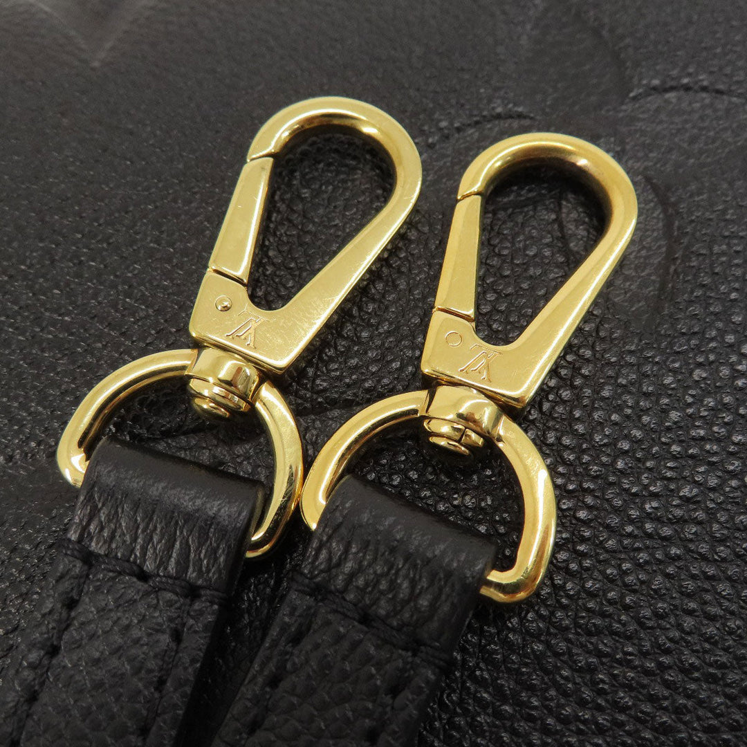 LOUIS VUITTON Handbag M58916 Monogram Ann Platt black Petit Palais PM Emplant Women Used Authentic