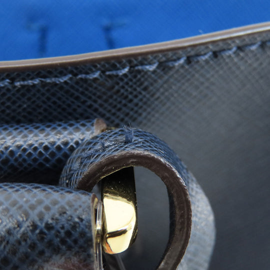 MICHAEL KORS Handbag PVC Navy 2WAY Women Used Authentic