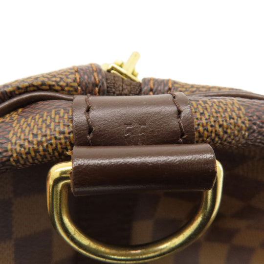 LOUIS VUITTON Boston Duffel bag N41414 Damier canvas Brown Keepall bandouliere55 Damier Ebene Women Used Authentic