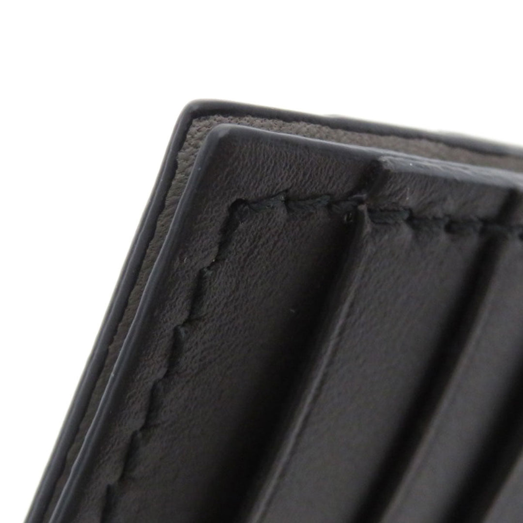 BOTTEGAVENETA Card Case Calfskin Brown INTRECCIATO