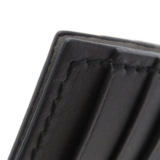 BOTTEGAVENETA Card Case Calfskin Brown INTRECCIATO