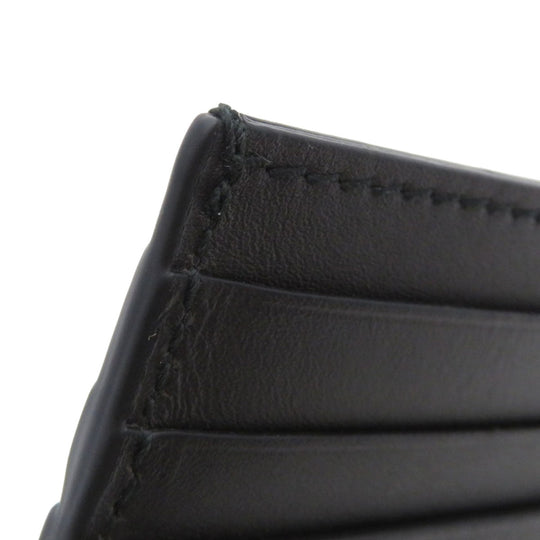 BOTTEGAVENETA Card Case Calfskin Brown INTRECCIATO