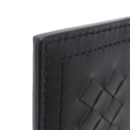BOTTEGAVENETA Card Case Calfskin Brown INTRECCIATO