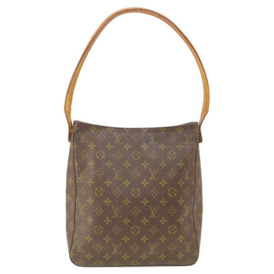 LOUIS VUITTON Tote Bag M51145 Monogram canvas Brown LoopingGM Monogram Women Used Authentic