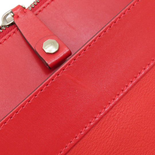 BVLGARI Shoulder Bag leather Red logo