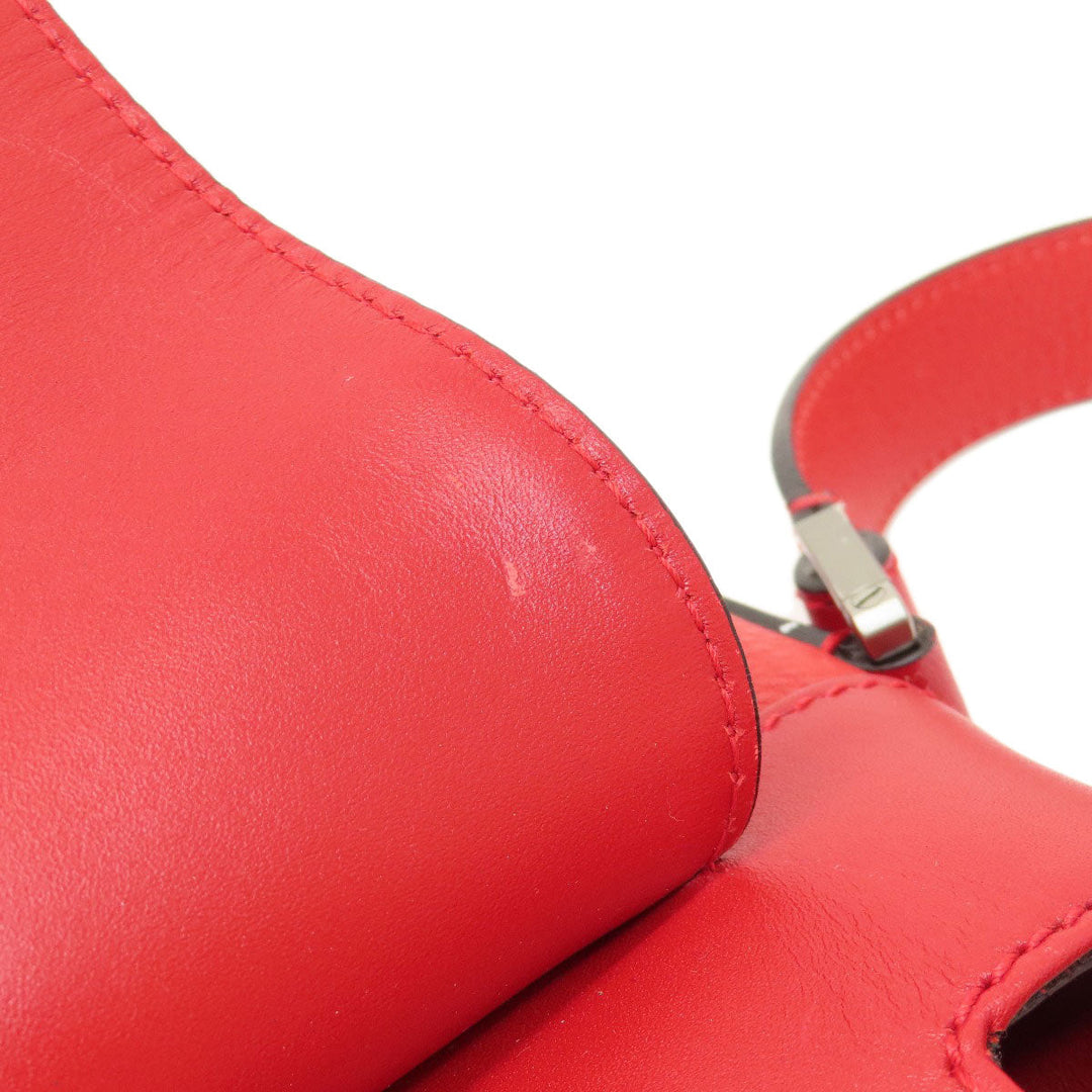 BVLGARI Shoulder Bag leather Red logo