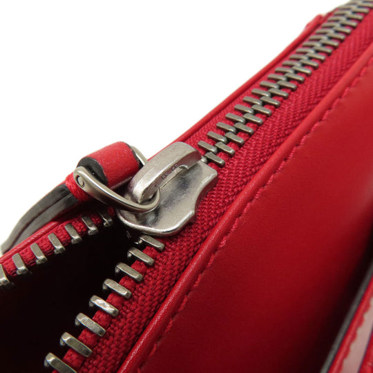 BVLGARI Shoulder Bag leather Red logo