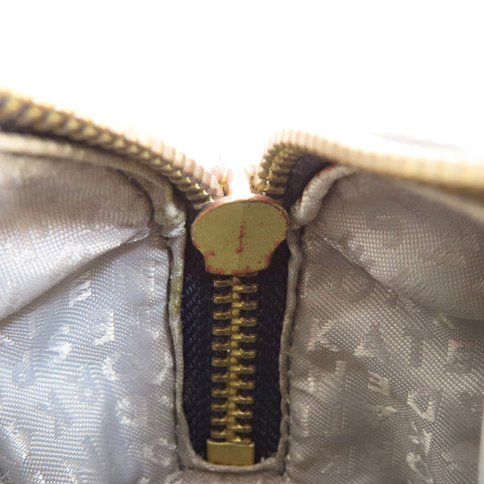 Kate Spade Shoulder Bag leather Navy logo Women Used Authentic
