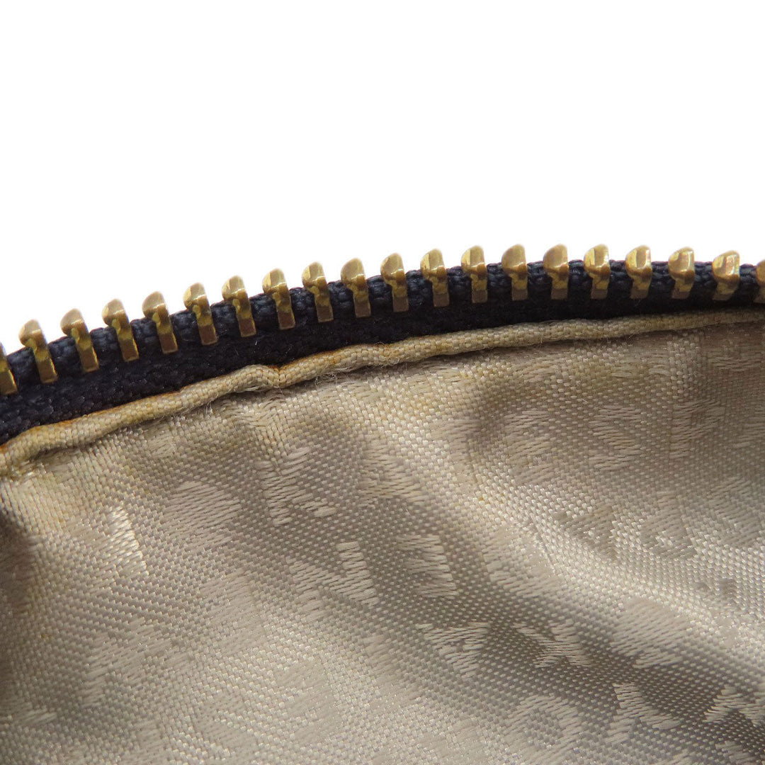 Kate Spade Shoulder Bag leather Navy logo Women Used Authentic
