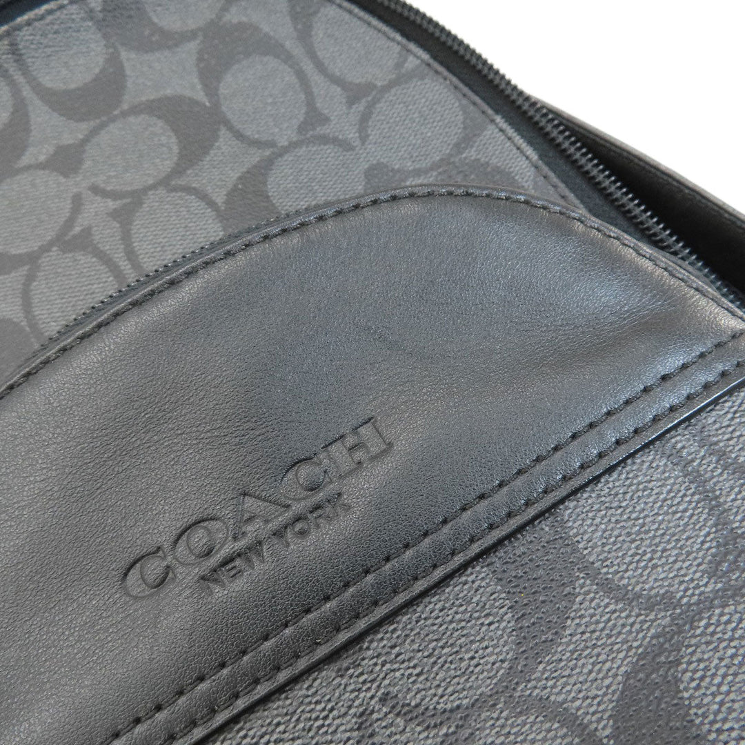 COACH Sling bag F39942 PVC gray Signature