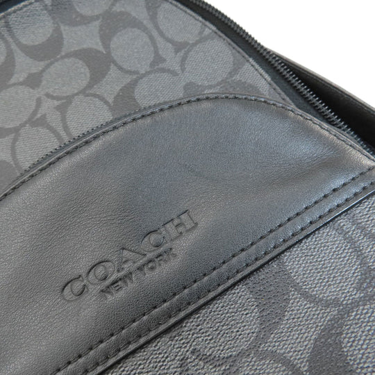 COACH Sling bag F39942 PVC gray Signature