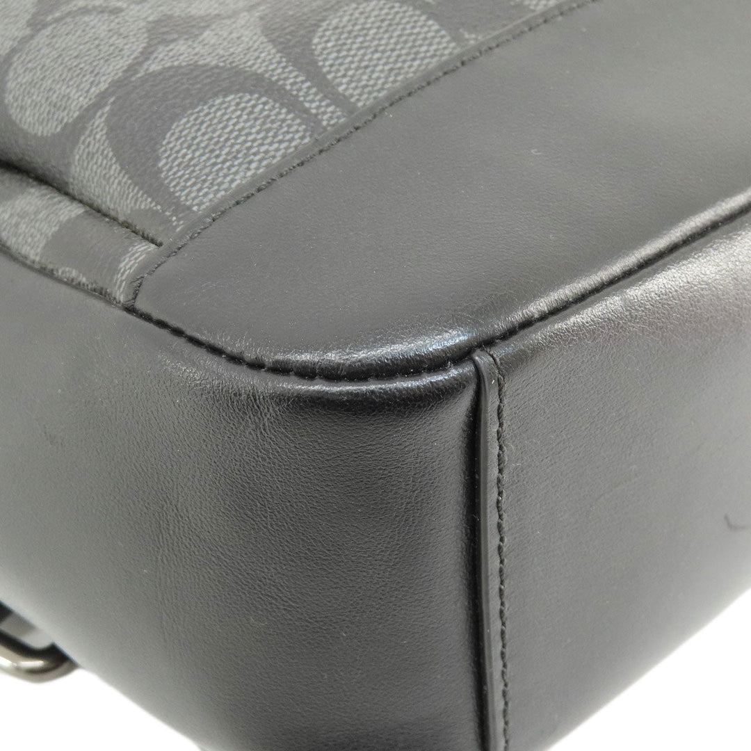 COACH Sling bag F39942 PVC gray Signature