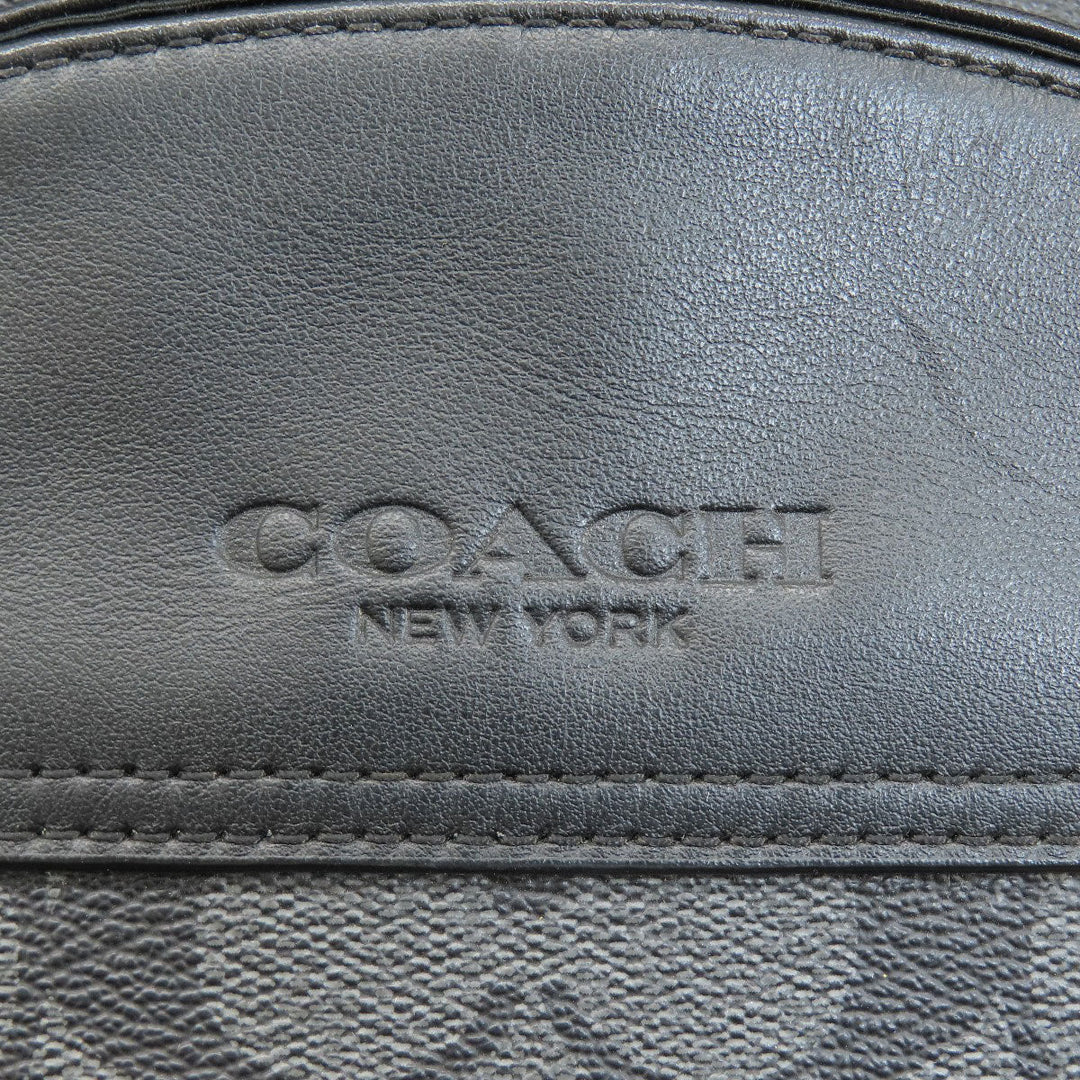 COACH Sling bag F39942 PVC gray Signature