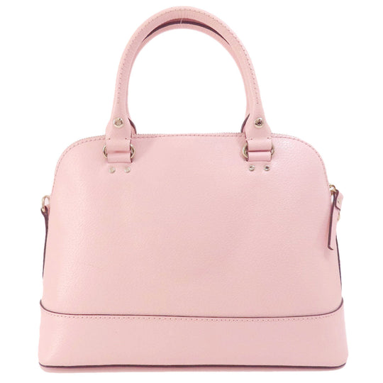 Kate Spade Handbag leather pink 2WAY Women Used Authentic