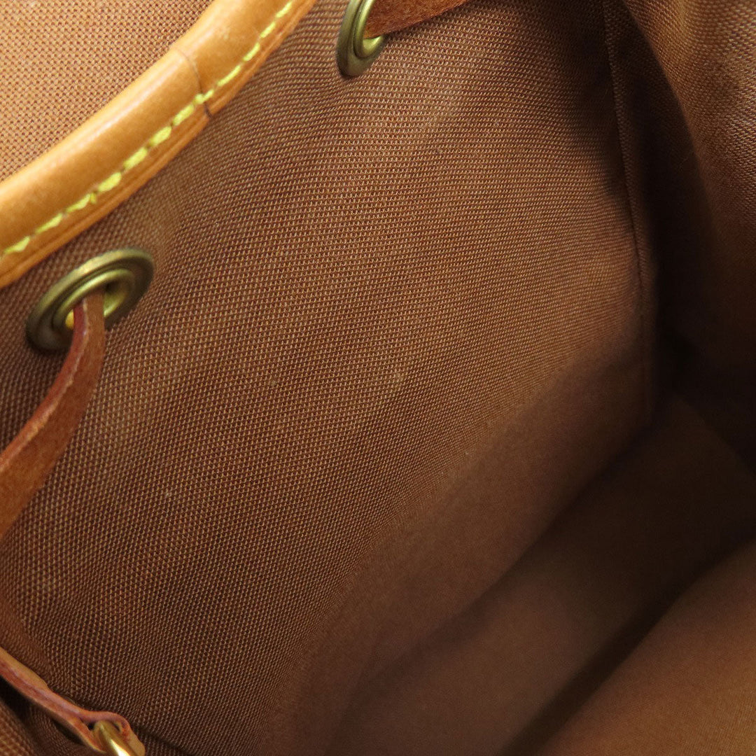LOUIS VUITTON Backpack M51137 Monogram canvas Brown Mini Montsouris Monogram Women Used Authentic