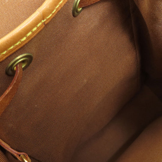 LOUIS VUITTON Backpack M51137 Monogram canvas Brown Mini Montsouris Monogram Women Used Authentic