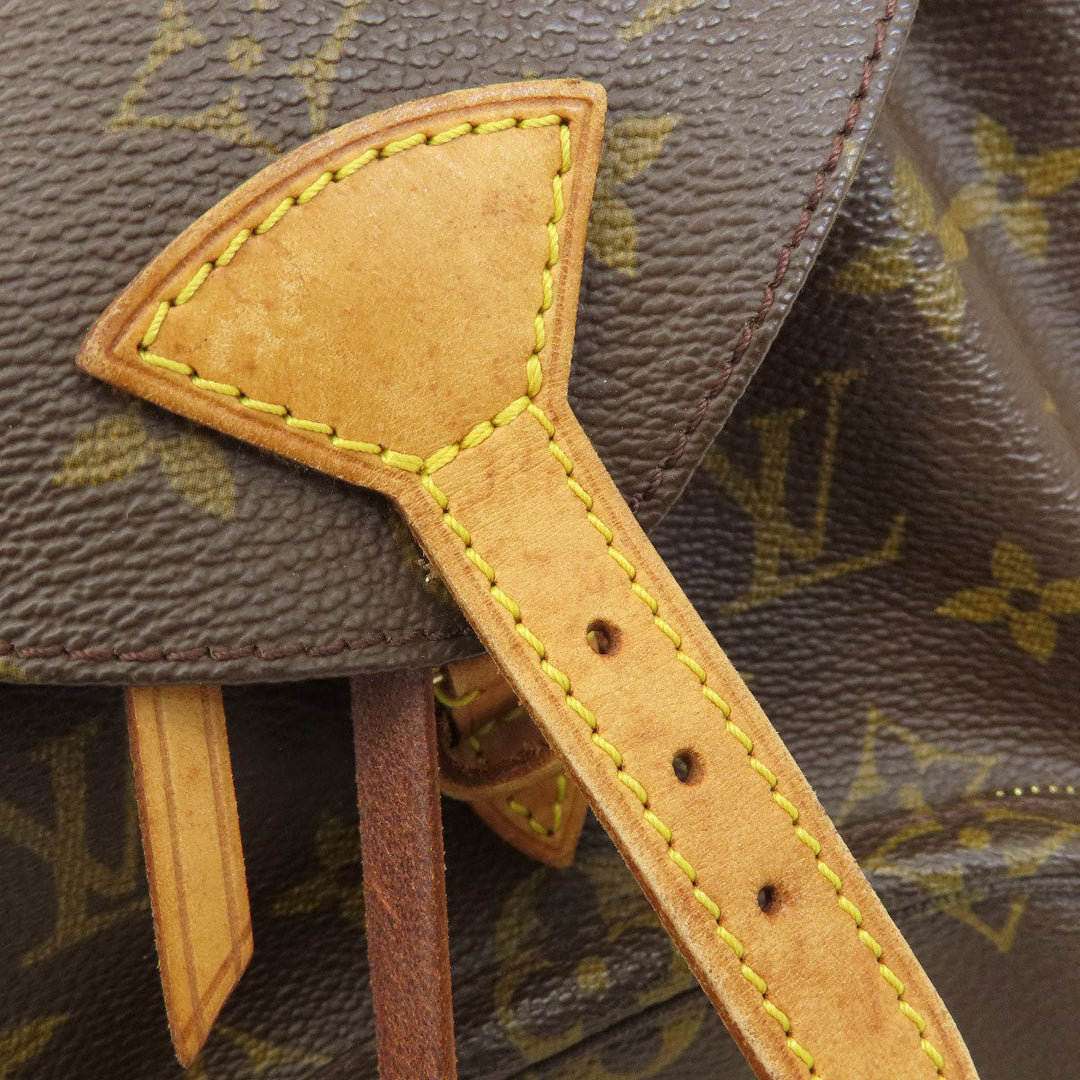LOUIS VUITTON Backpack M51137 Monogram canvas Brown Mini Montsouris Monogram Women Used Authentic