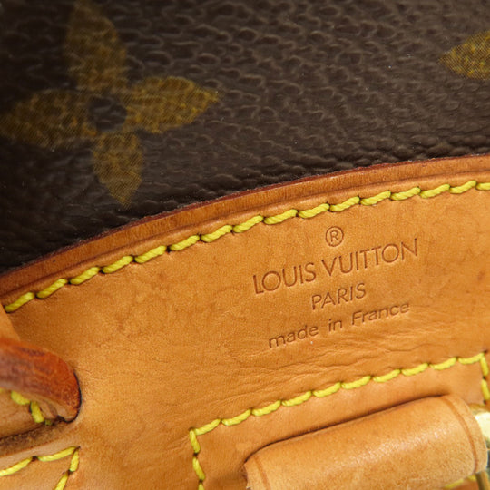 LOUIS VUITTON Backpack M51137 Monogram canvas Brown Mini Montsouris Monogram Women Used Authentic