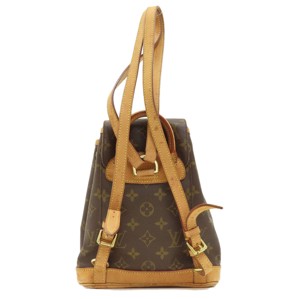 LOUIS VUITTON Backpack M51137 Monogram canvas Brown Mini Montsouris Monogram Women Used Authentic