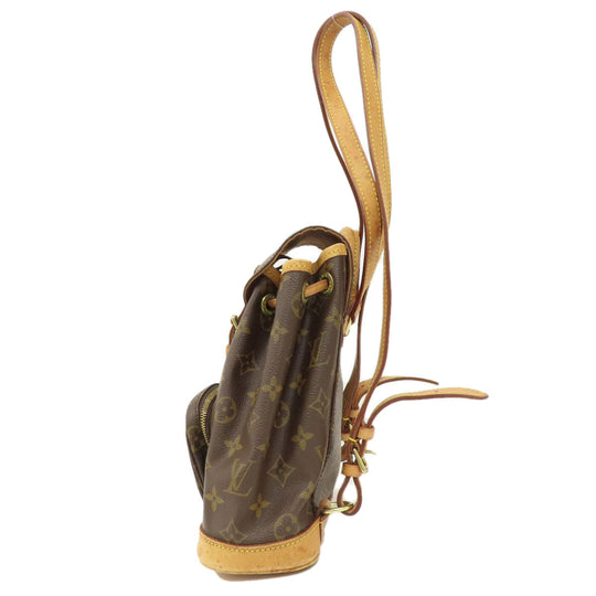 LOUIS VUITTON Backpack M51137 Monogram canvas Brown Mini Montsouris Monogram Women Used Authentic