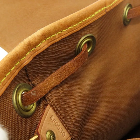 LOUIS VUITTON Backpack M51137 Monogram canvas Brown Mini Montsouris Monogram Women Used Authentic