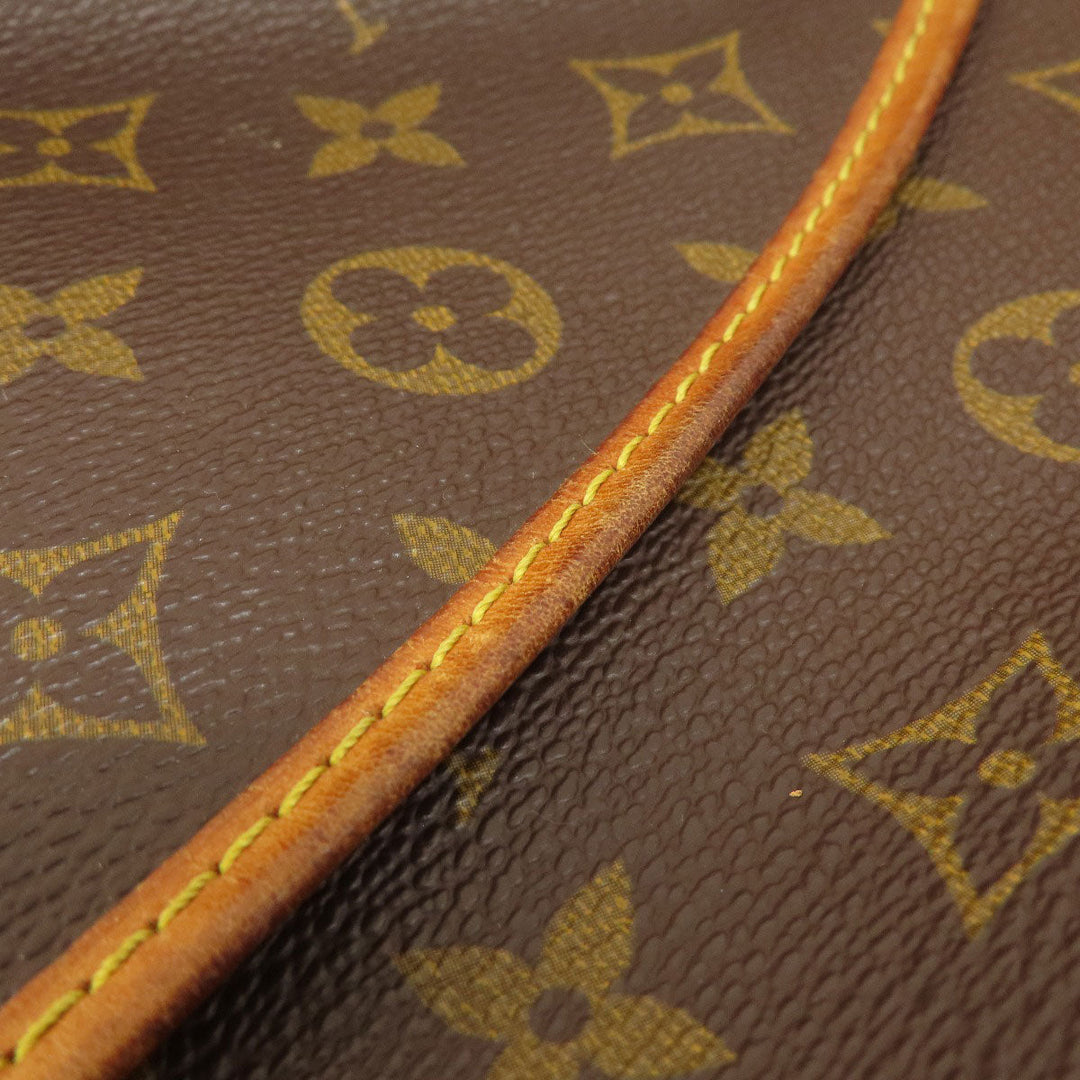 LOUIS VUITTON Shoulder Bag M42254 Monogram canvas Brown Saumur L Monogram Women Used Authentic