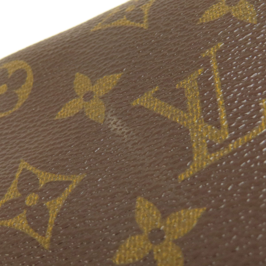 LOUIS VUITTON Shoulder Bag M42254 Monogram canvas Brown Saumur L Monogram Women Used Authentic