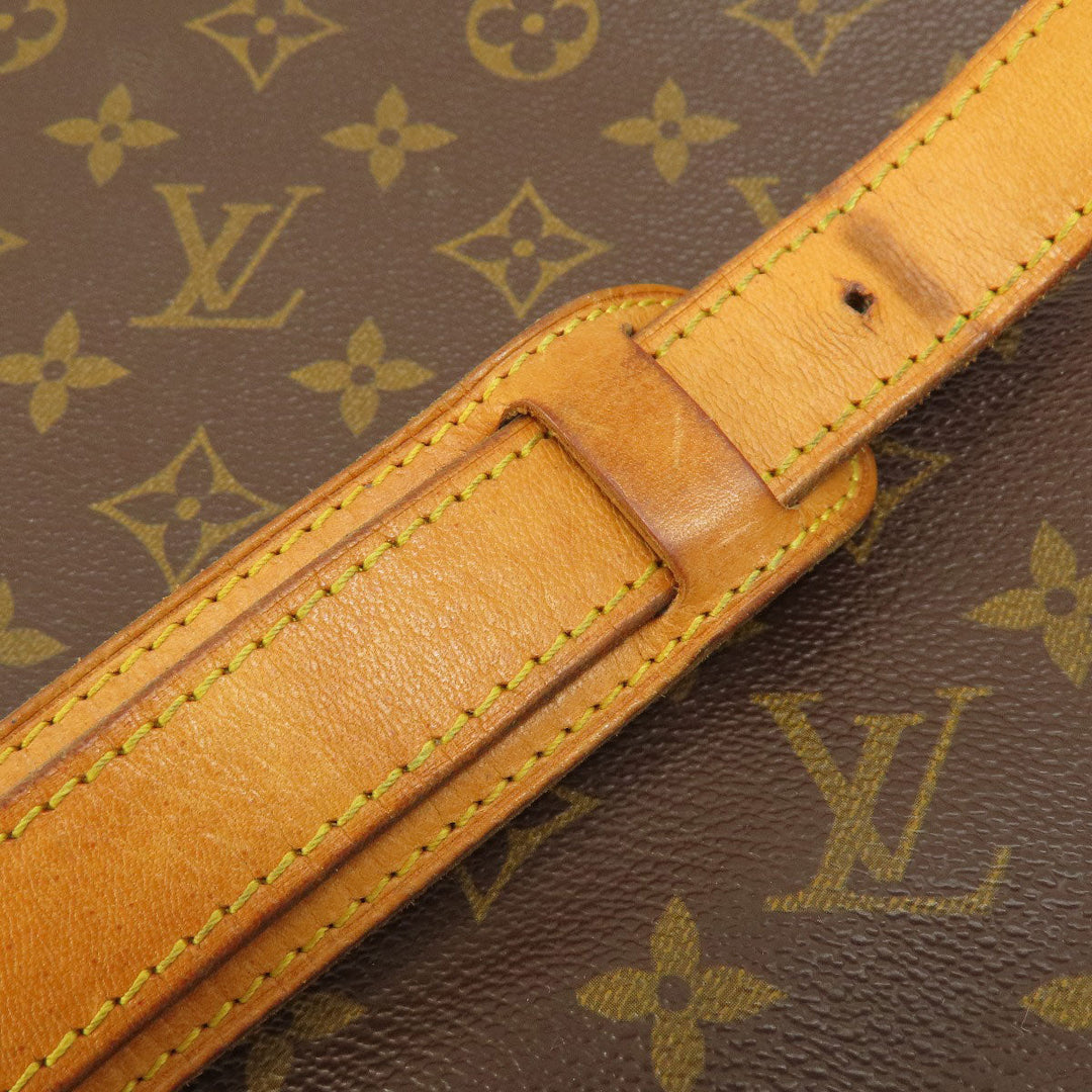 LOUIS VUITTON Shoulder Bag M42254 Monogram canvas Brown Saumur L Monogram Women Used Authentic