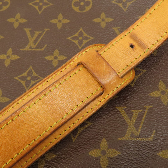 LOUIS VUITTON Shoulder Bag M42254 Monogram canvas Brown Saumur L Monogram Women Used Authentic