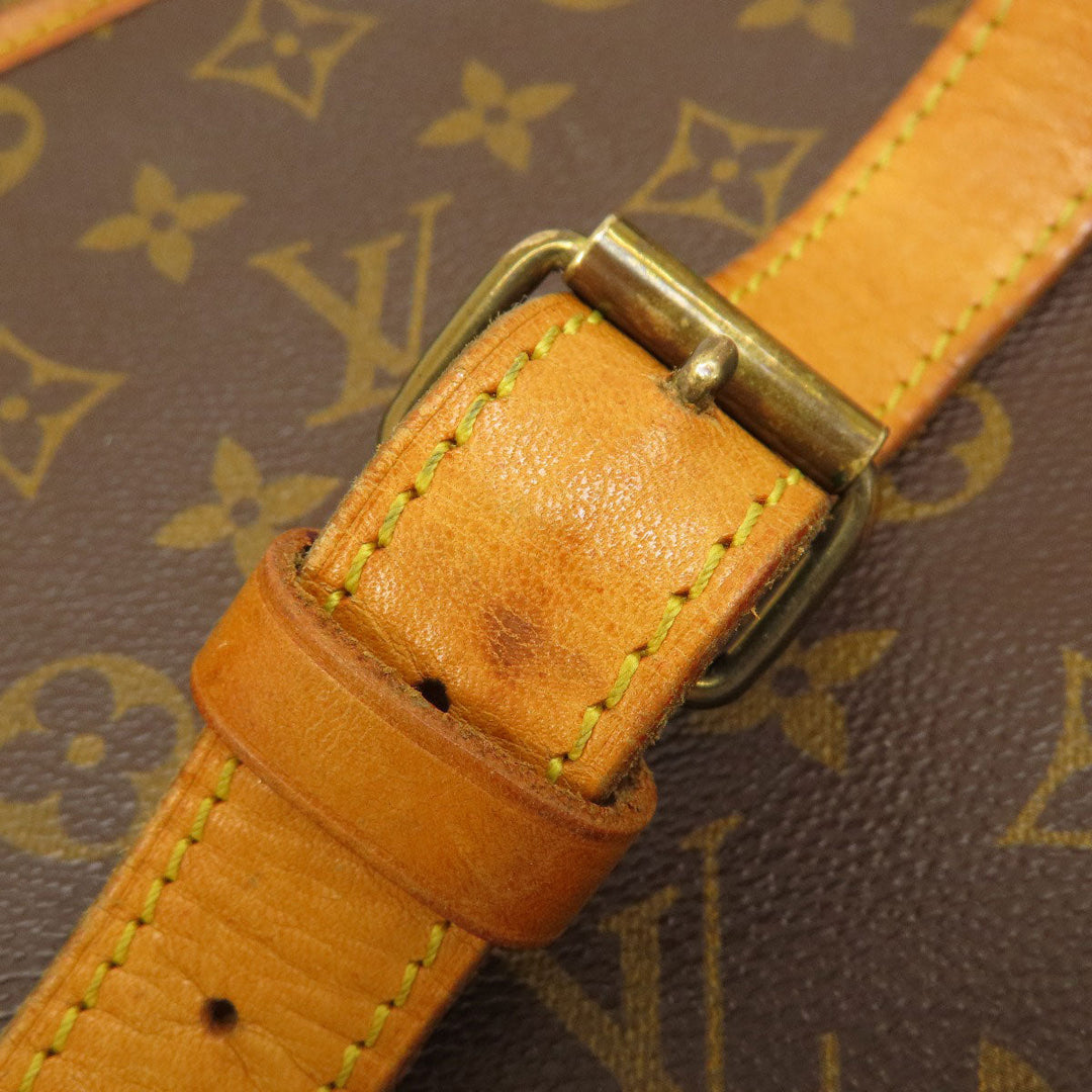LOUIS VUITTON Shoulder Bag M42254 Monogram canvas Brown Saumur L Monogram Women Used Authentic