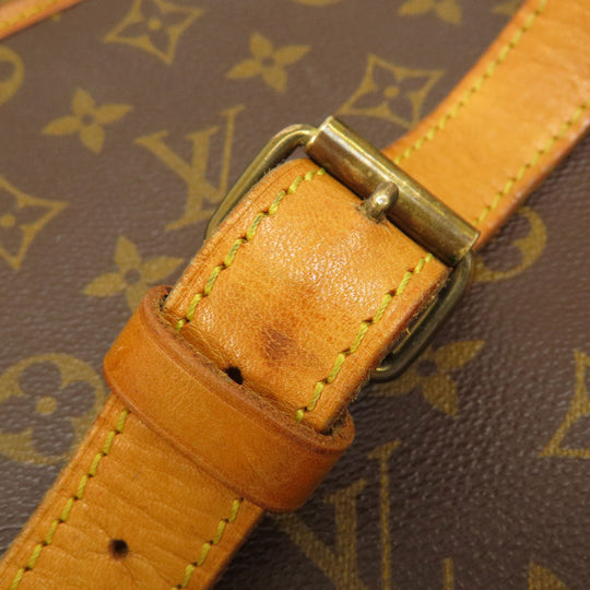 LOUIS VUITTON Shoulder Bag M42254 Monogram canvas Brown Saumur L Monogram Women Used Authentic