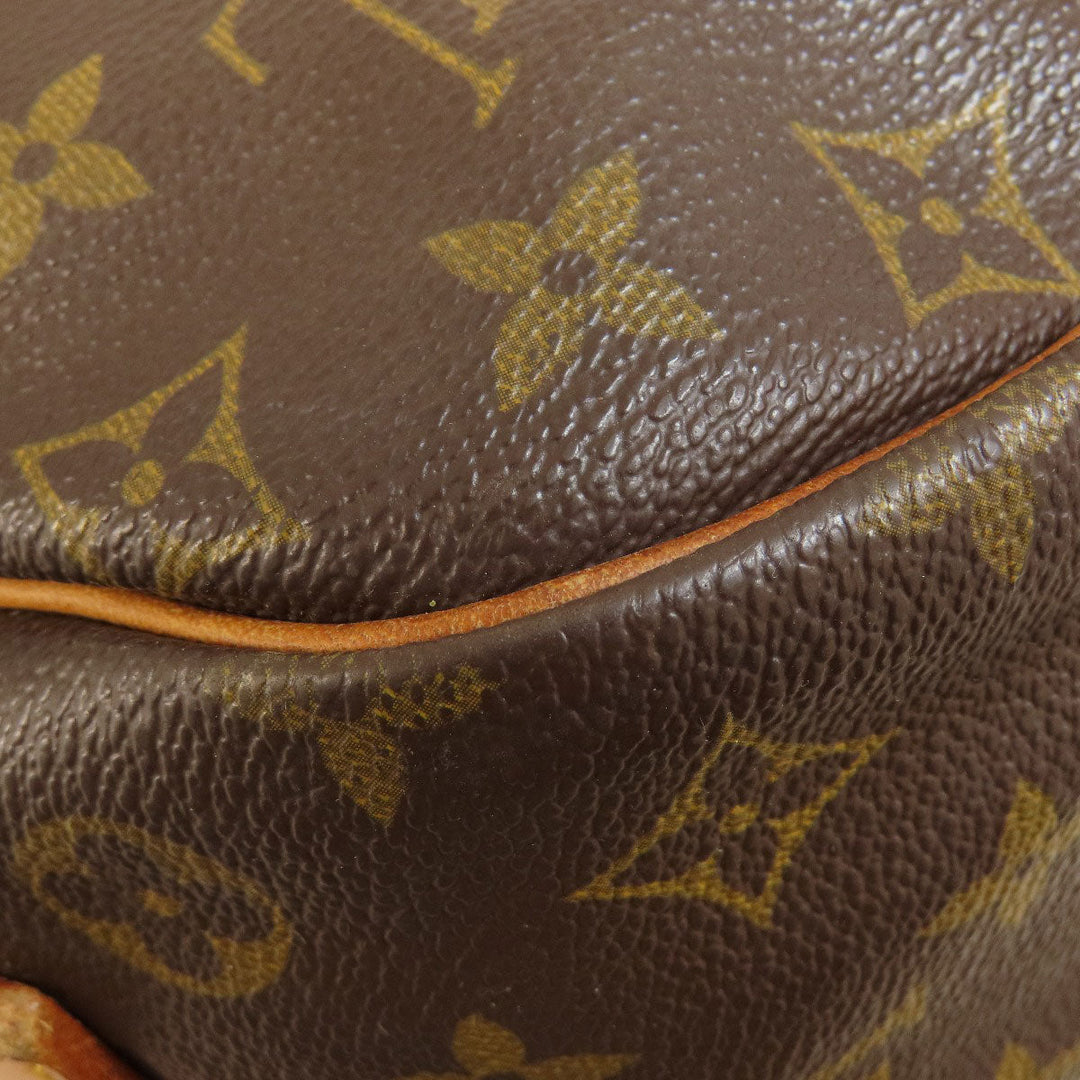 LOUIS VUITTON Shoulder Bag M42254 Monogram canvas Brown Saumur L Monogram Women Used Authentic