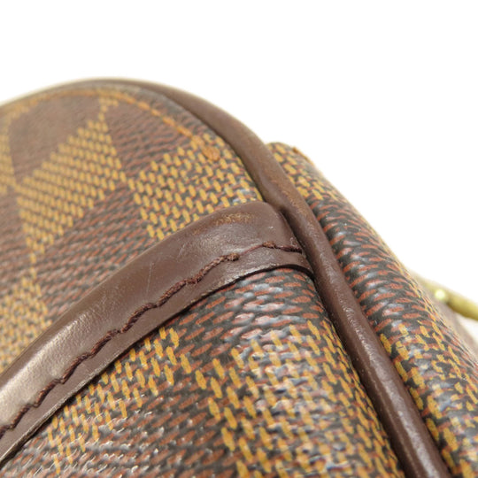 LOUIS VUITTON Handbag N51282 Damier canvas Brown Saria Horizontal Damier Ebene