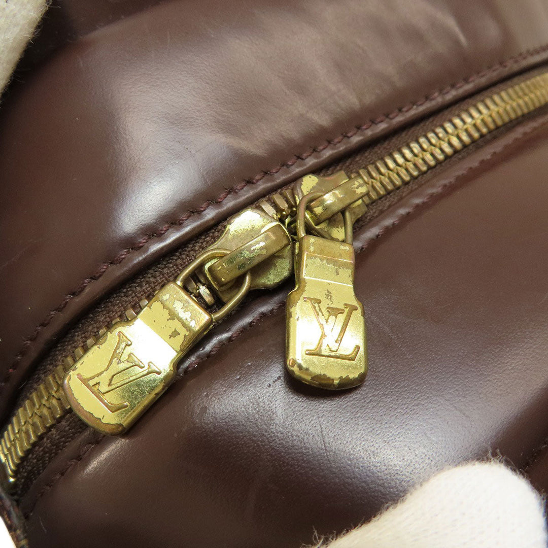 LOUIS VUITTON Handbag N51282 Damier canvas Brown Saria Horizontal Damier Ebene