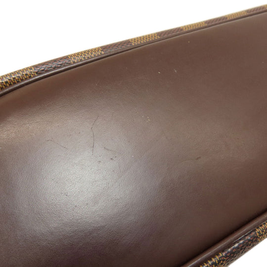 LOUIS VUITTON Handbag N51282 Damier canvas Brown Saria Horizontal Damier Ebene