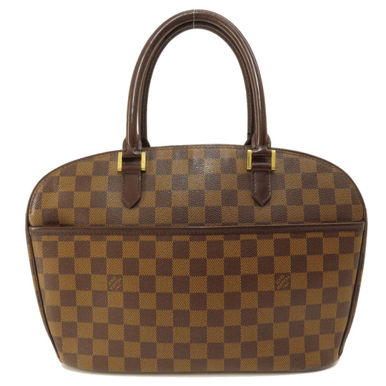 LOUIS VUITTON Handbag N51282 Damier canvas Brown Saria Horizontal Damier Ebene