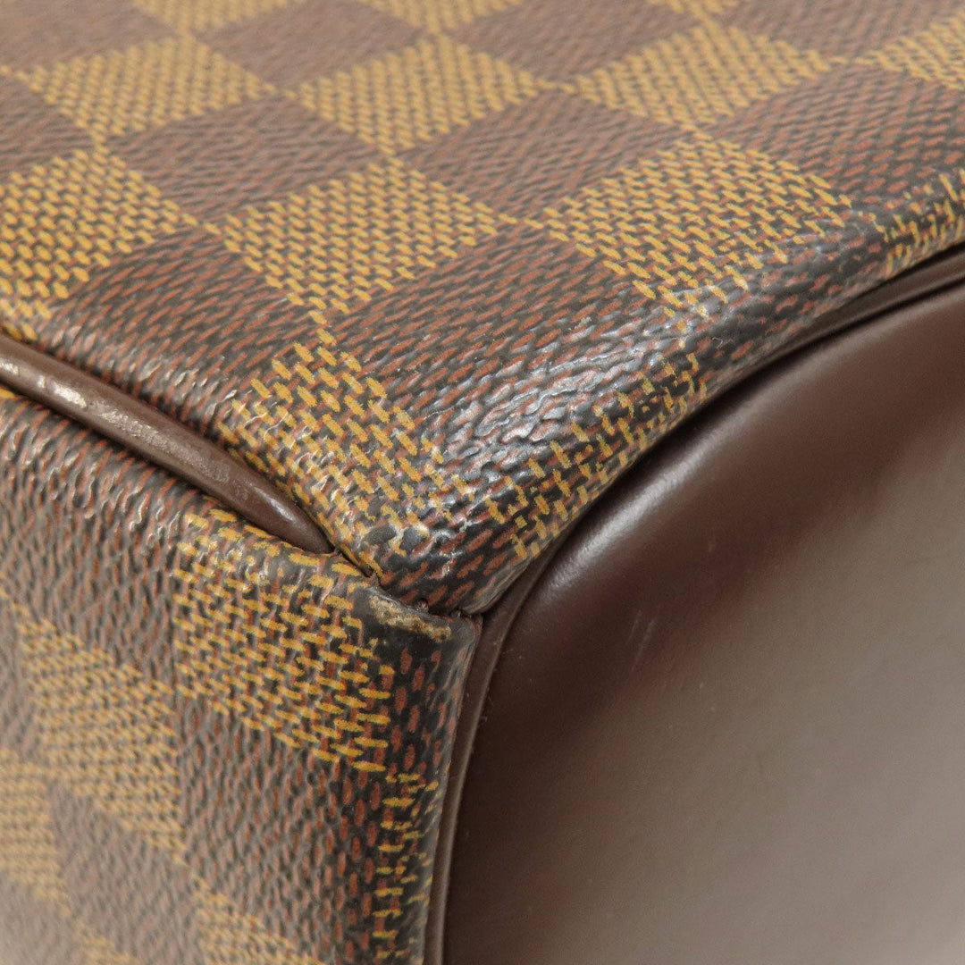 LOUIS VUITTON Handbag N51282 Damier canvas Brown Saria Horizontal Damier Ebene