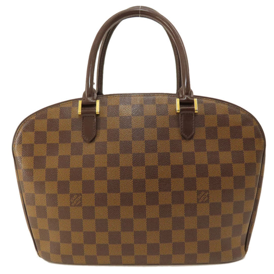LOUIS VUITTON Handbag N51282 Damier canvas Brown Saria Horizontal Damier Ebene