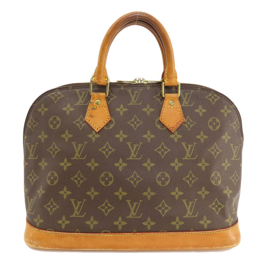 LOUIS VUITTON Handbag M51130 Monogram canvas Brown Alma monogram Women Used Authentic