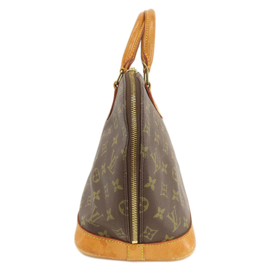 LOUIS VUITTON Handbag M51130 Monogram canvas Brown Alma monogram Women Used Authentic