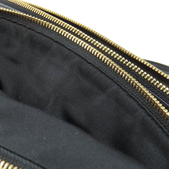 COACH Tote Bag F36606 PVC black logo Women Used Authentic