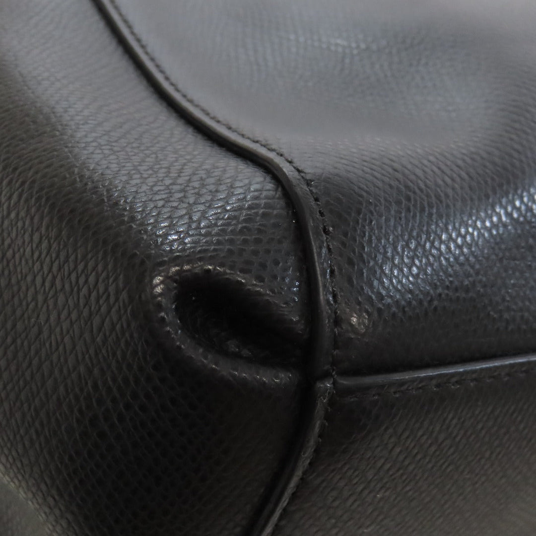 COACH Tote Bag F36606 PVC black logo Women Used Authentic