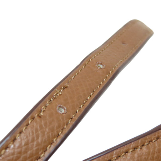 COACH Handbag F57273 PVC Brown Signature 2WAY Women Used Authentic