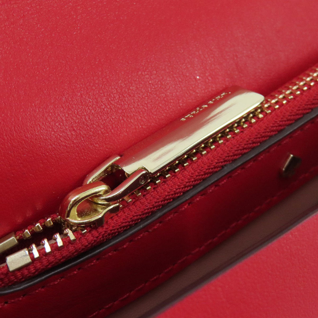 Kate Spade Shoulder Bag PVC Red logo Women Used Authentic