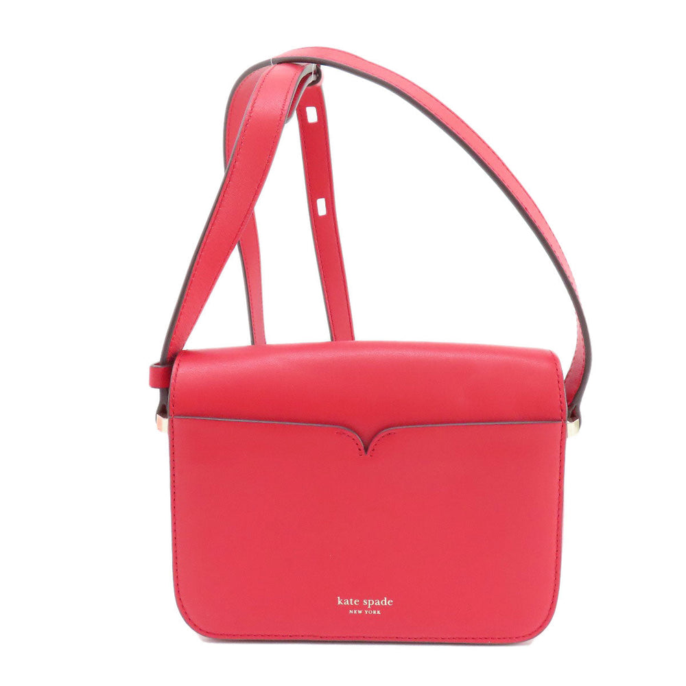 Kate Spade Shoulder Bag PVC Red logo Women Used Authentic