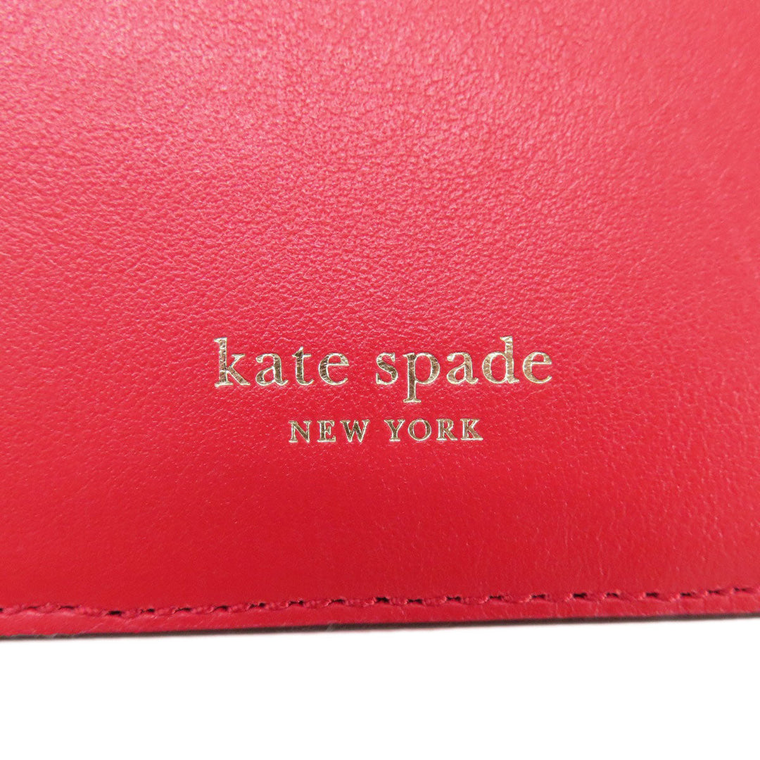 Kate Spade Shoulder Bag PVC Red logo Women Used Authentic