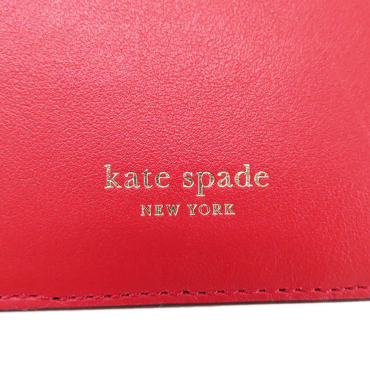 Kate Spade Shoulder Bag PVC Red logo Women Used Authentic